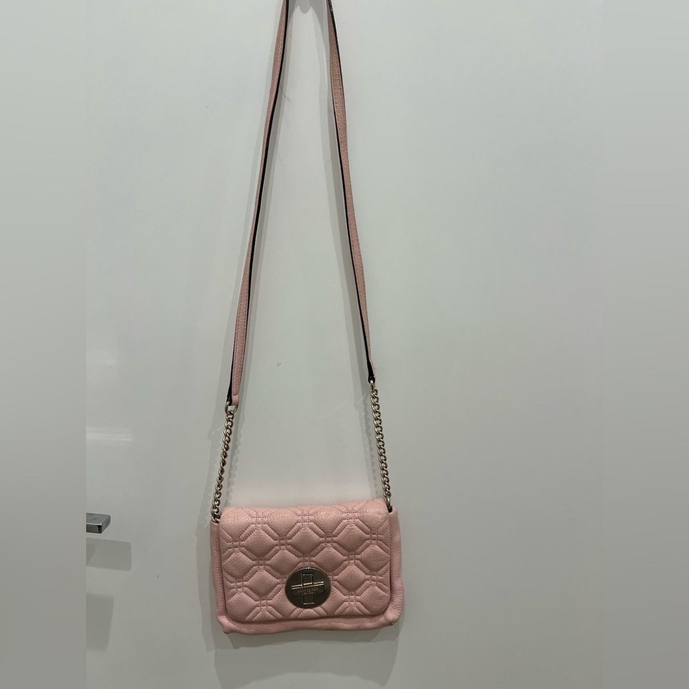 Kate Spade Blush Quilted Crossbody Bag